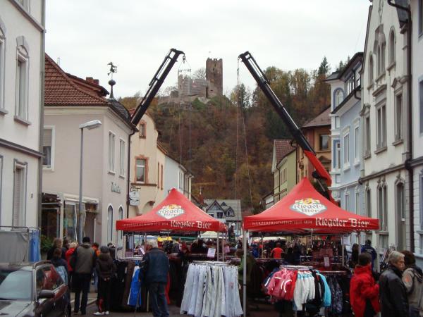Blick in die Bismarckstrasse in Waldkirch Blick in die Bismarckstrasse in Waldkirch
