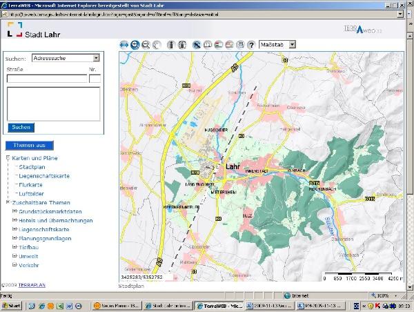 Stadtplan Lahr Stadtplan Lahr