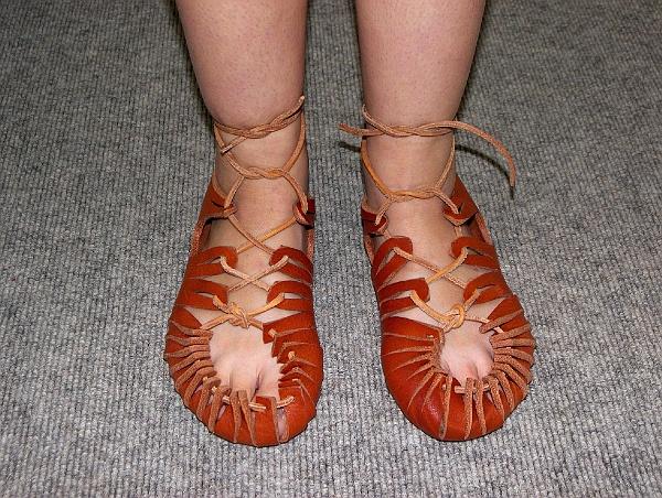 Römische Schuhe (Foto: Museum) Römische Schuhe (Foto: Museum)