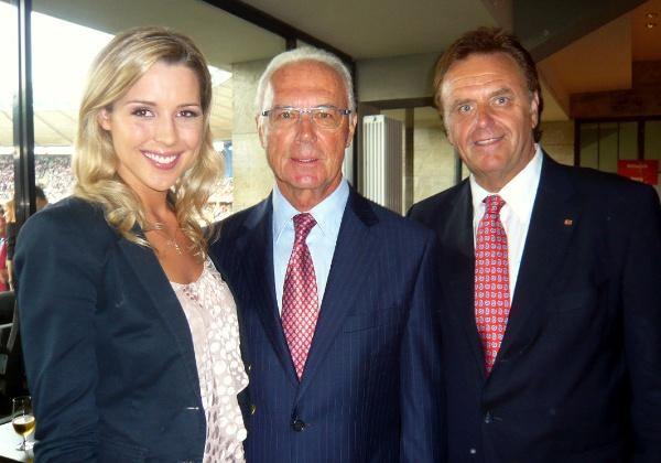 Miss WM 2011, Franz Beckenbauer und Roland Mack Miss WM 2011, Franz Beckenbauer und Roland Mack