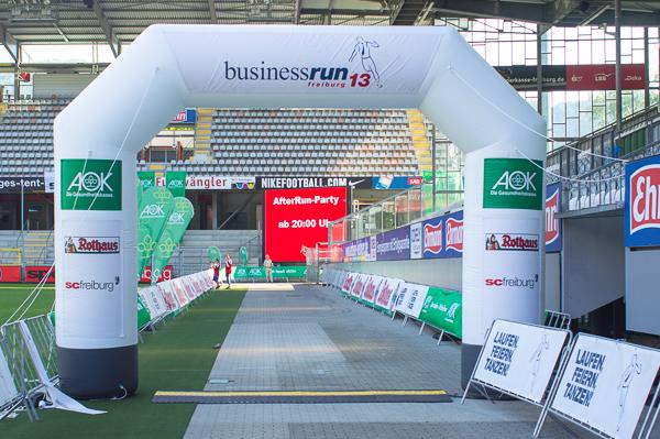 BusinessRun Freiburg - Zielraum BusinessRun Freiburg - Zielraum