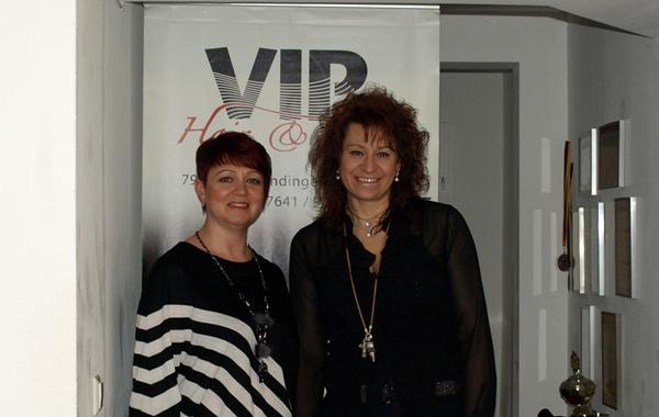 VIP Hair & Nail: Nageldesignerinnen Anna Fuhr (links) und Manuela Lange VIP Hair & Nail: Nageldesignerinnen Anna Fuhr (links) und Manuela Lange