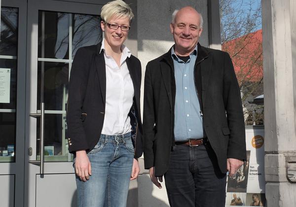 Von links: Ulrike Schneider, die Geschäftsführerin der Zweitälerland(ZTL)-Tourismus-Gesellschaft und Alexander Schoch. Von links: Ulrike Schneider, die Geschäftsführerin der Zweitälerland(ZTL)-Tourismus-Gesellschaft und Alexander Schoch.