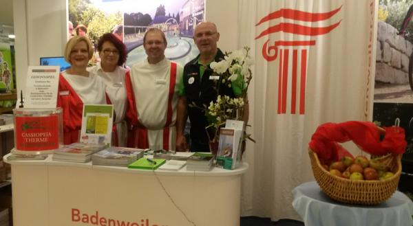 Foto:  Badenweiler Thermen und Touristik GmbH,
von links: Iris Ganter, Corinna Rogalla, Daniel Sommerhalter, Bernhard Kaiser.