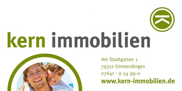 Kern-Immobilien, Am Stadtgarten 1, 79312 Emmendingen, Tel. 07641/95499-0, Fax 07641/95499-29, info@kern-immobilien.de, www.kern-immobilien.de