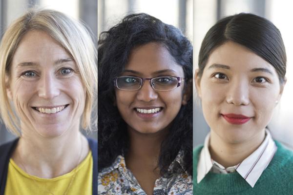 Kind und Karriere
Athina Ganner, Shakuntala Savanthrapadian, Danye Qiu (von links).
Foto: Jürgen Gocke Kind und Karriere
Athina Ganner, Shakuntala Savanthrapadian, Danye Qiu (von links).
Foto: Jürgen Gocke
