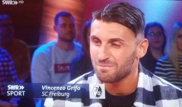 Vincenzo Grifo Gast im SWR-Fernsehen bei "Sport im Dritten" 

SWR-Screenshot