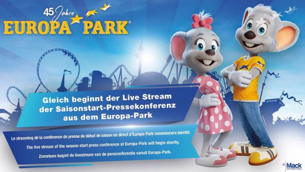 Saisonstart-Pressekonferenz im Europa-Park: 10.000 Besucher-Grenze an den ersten zwei Wochen nach Eröffnung. Saisonstart-Pressekonferenz im Europa-Park: 10.000 Besucher-Grenze an den ersten zwei Wochen nach Eröffnung.
