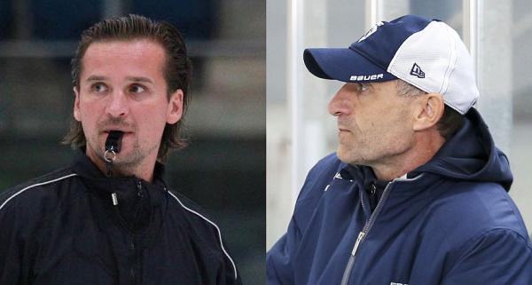 EHC-Nachwuchs geht mit neuem Trainer-Trio hoffnungsvoll in neue Spielzeit.
Peter Salmik (links) und Petr Bares.

Foto: EHC Freiburg