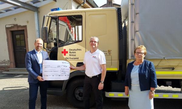 Spendenübergabe an das DRK Ottoschwanden-Freiamt e.V. Spendenübergabe an das DRK Ottoschwanden-Freiamt e.V.