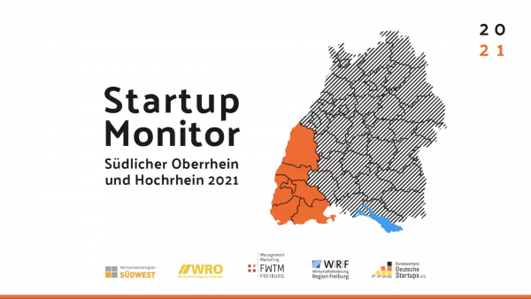 Erster „Startup Monitor“ für die Regionen Südlicher Oberrhein und Hochrhein vorgestellt.
Foto: Freiburg Wirtschaft Touristik und Messe GmbH Erster „Startup Monitor“ für die Regionen Südlicher Oberrhein und Hochrhein vorgestellt.
Foto: Freiburg Wirtschaft Touristik und Messe GmbH