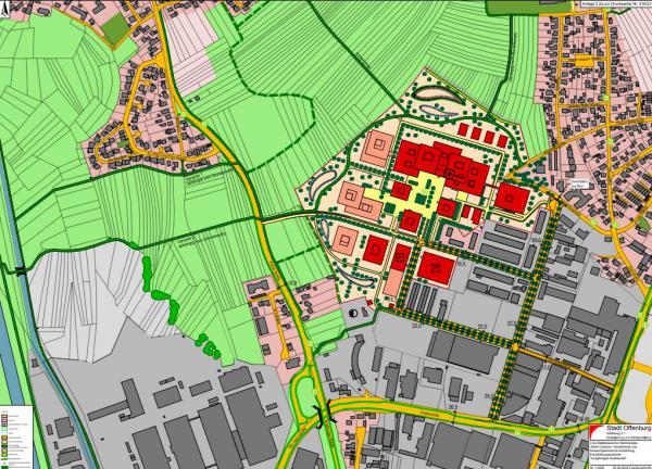 Städtebaulicher Rahmenplan „Klinik-Campus” zur verkehrlichen und freiraumplanerischen Einbindung
Erschließungsvariante „Langfristiges Ausbauziel“ Städtebaulicher Rahmenplan „Klinik-Campus” zur verkehrlichen und freiraumplanerischen Einbindung
Erschließungsvariante „Langfristiges Ausbauziel“