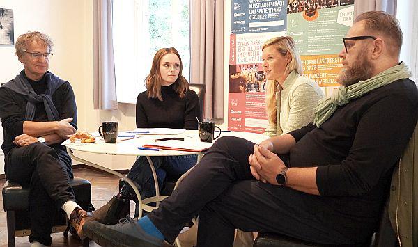 Bilanz der "Villa Jamm Artists 2022" in Lahr gezogen. Bilanz der "Villa Jamm Artists 2022" in Lahr gezogen.