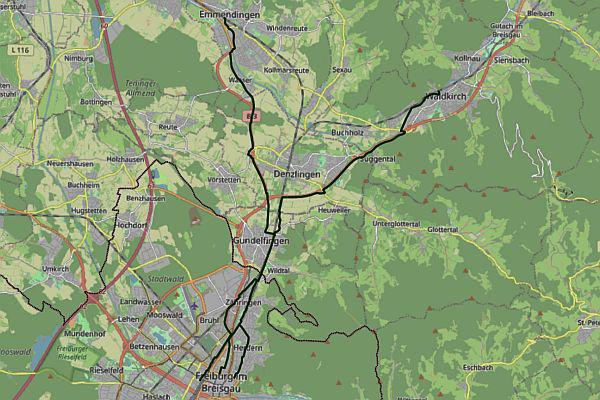 Trassen für Radschnellweg RS6 auf Gebiet in Freiburg werden vorgestellt.
Foto: Stadt Freiburg Trassen für Radschnellweg RS6 auf Gebiet in Freiburg werden vorgestellt.
Foto: Stadt Freiburg