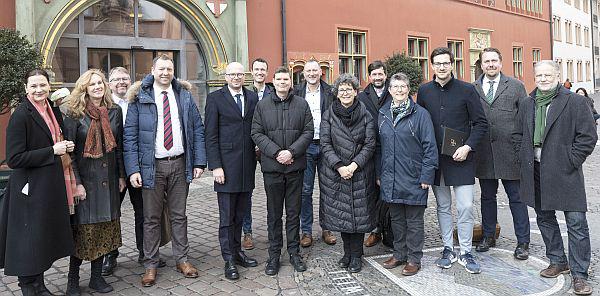 Vernetzung auf europäischer Ebene.
Internationale Gäste beim Freiburger REXCom-Meeting.

Foto: Stadt Freiburg - Patrick Seeger 