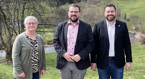 FDP-Bundestagsabgeordneter Martin Gassner-Herz besuchte Oberwolfach.

Foto: Gemeinde Oberwolfach
