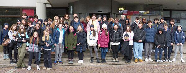 Schüler aus Senigallia zu Gast bei Theodor-Heuss-Realschule in Lörrach.

Foto: Stadt Lörrach - Michaela Rauch