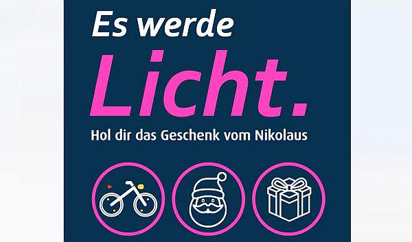 5. Dezember: Nikolaus-Aktion belohnt Radfahrende in Offenburg.

Foto: Stadt Offenburg 