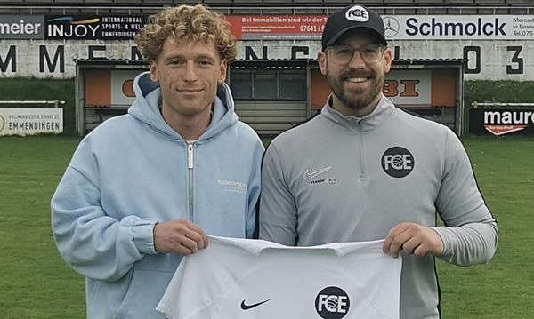 Nicolai Bührer (links) kommt zurück zum FC Emmendingen
Bild: FCE Nicolai Bührer (links) kommt zurück zum FC Emmendingen
Bild: FCE
