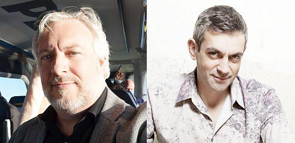 Wladimir Kaminer (4. Mai) und Christian Herzog (2. Mai, links) bei den Literaturtagen in Lahr.
Foto: Stadt Lahr - Privat/Jan Kopetzky Wladimir Kaminer (4. Mai) und Christian Herzog (2. Mai, links) bei den Literaturtagen in Lahr.
Foto: Stadt Lahr - Privat/Jan Kopetzky