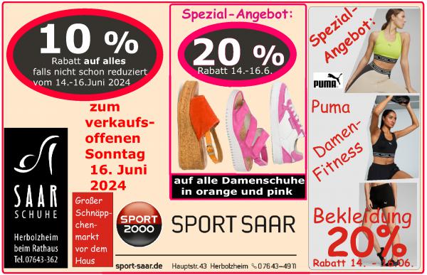 Rabatt zum verkaufsoffenen Sonntag Rabatt zum verkaufsoffenen Sonntag