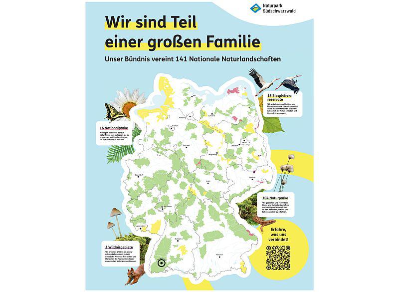 24. Mai 2025: Die sieben Naturparke Baden-Württembergs feiern Europäischen Tag der Parke sowie Tag der Artenvielfalt.
141 Nationale Naturlandschaften.
Foto: Naturpark Südschwarzwald e.V. - Nationale Naturlandschaften 24. Mai 2025: Die sieben Naturparke Baden-Württembergs feiern Europäischen Tag der Parke sowie Tag der Artenvielfalt.
141 Nationale Naturlandschaften.
Foto: Naturpark Südschwarzwald e.V. - Nationale Naturlandschaften